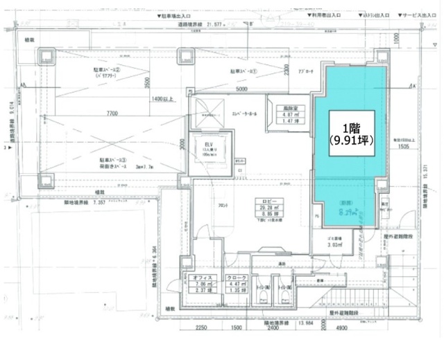 アパホテル(八丁堀新富町)1F 間取り図