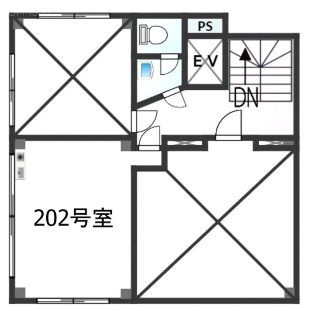 第一豊南ビル202 間取り図