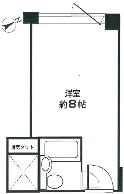 番町ハイム8F 間取り図