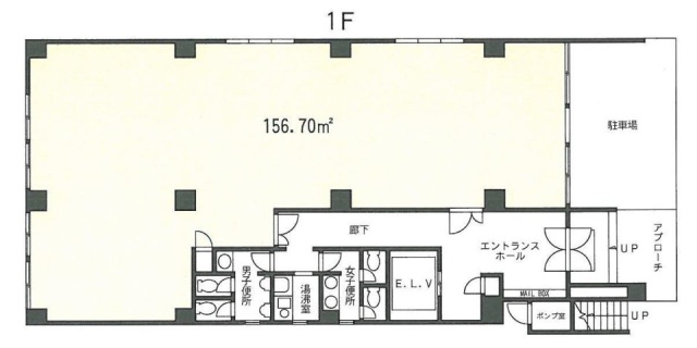 南品川JKビル1F 間取り図