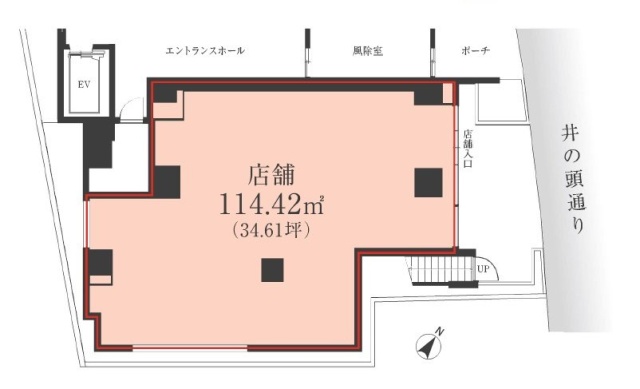 アマーブル神山町101 間取り図