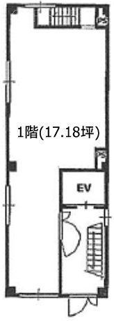 オフィスコオフィス日本橋横山町1F 間取り図