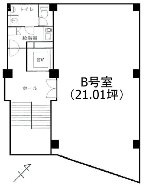 大場ビルA館B 間取り図