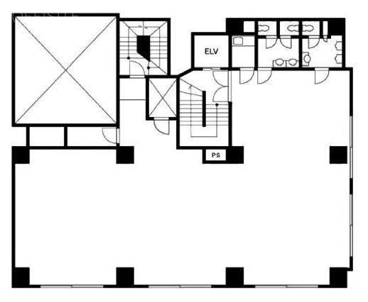 三ノ輪ビル401 間取り図