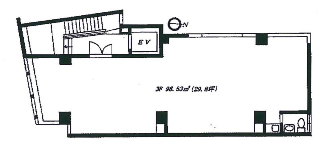 用賀薬局ビル3F 間取り図