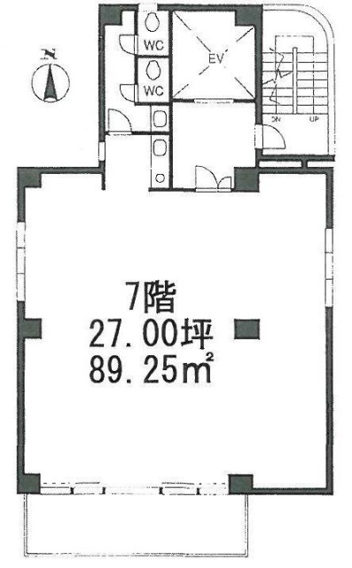 ルミエール御苑7F 間取り図