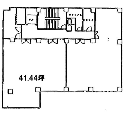 日本染色会館ビル3F 間取り図