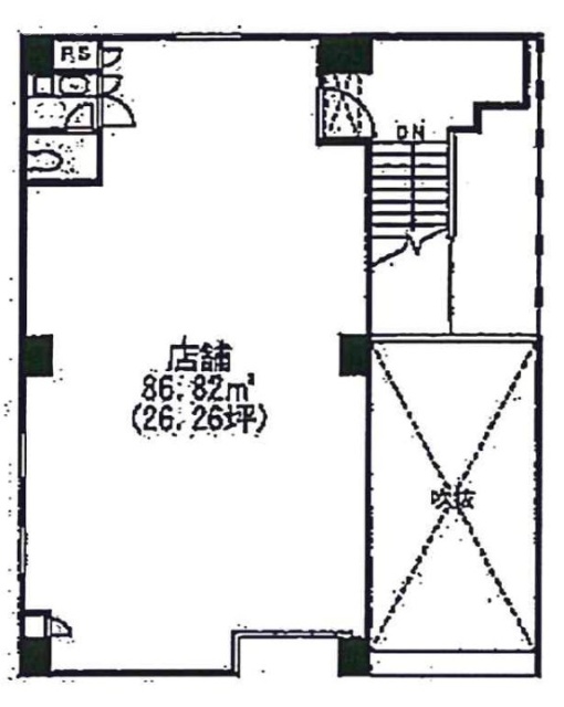 Tフレーム原宿ビル301 間取り図