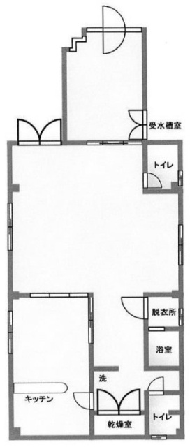 パレスさかえ1F 間取り図