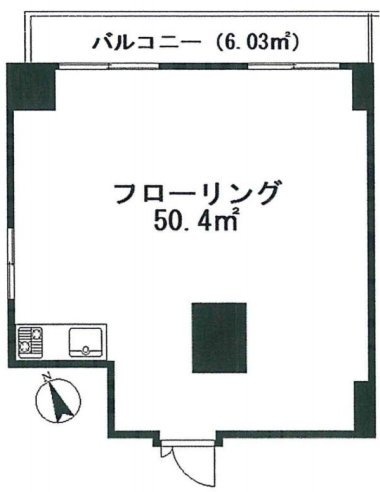 渋谷藤和コープ2F 間取り図