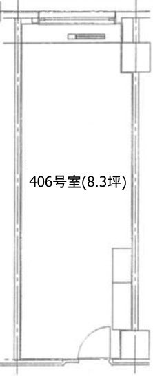 アイオス五反田アネックス406 間取り図