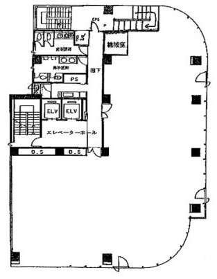 新宿171ビル2F 間取り図