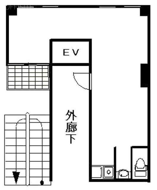 ウツイ商事第1ビル302 間取り図