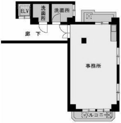 代々木伊藤ローヤルコーポ203 間取り図