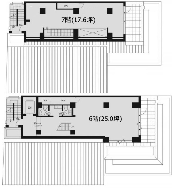 クリスタルポイント6F～7F 間取り図