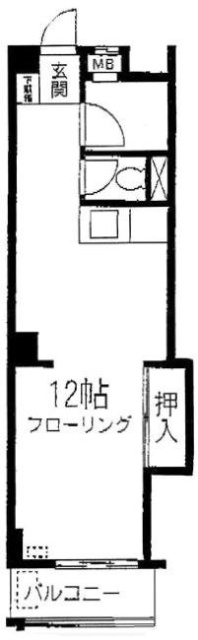 有栖川マンション3F 間取り図