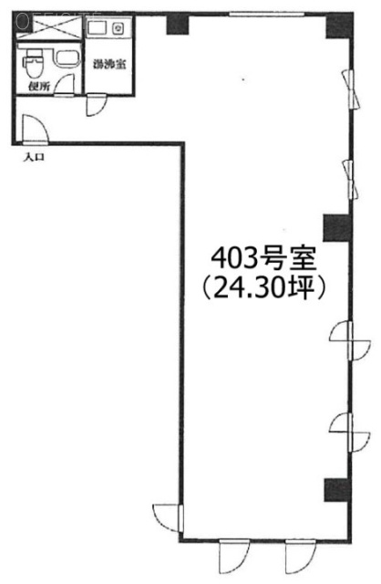 横浜ウエストビル403 間取り図