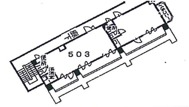 明芳ビル503 間取り図