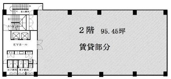 NB日本橋ビル2F 間取り図