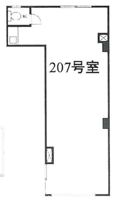 神通ビル207 間取り図