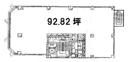 メイト新宿ビル3F 間取り図