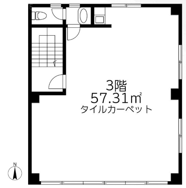 ツカダビル3F 間取り図