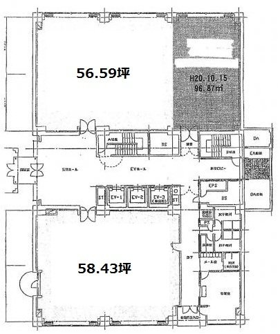 住友生命五反田ビル1F 間取り図