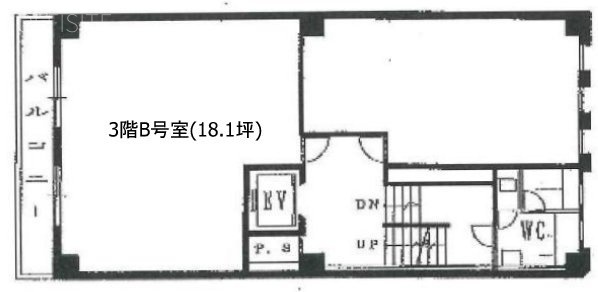 麻布台誠工社ビルB 間取り図