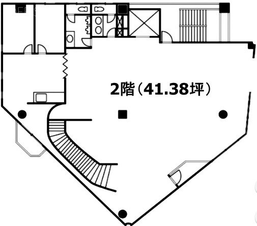 有賀サンハイツ2F 間取り図