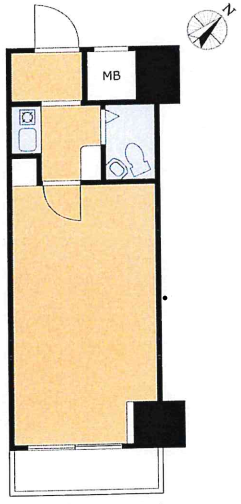 新宿アイランドアネックス308 間取り図