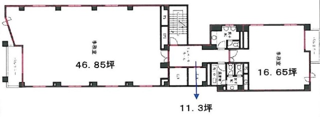 IPBお茶の水ビル2F 間取り図