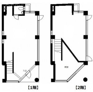 東京モリスビル第31F～2F 間取り図