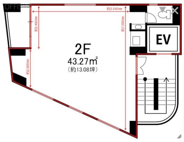 MJ原宿ビル3F 間取り図