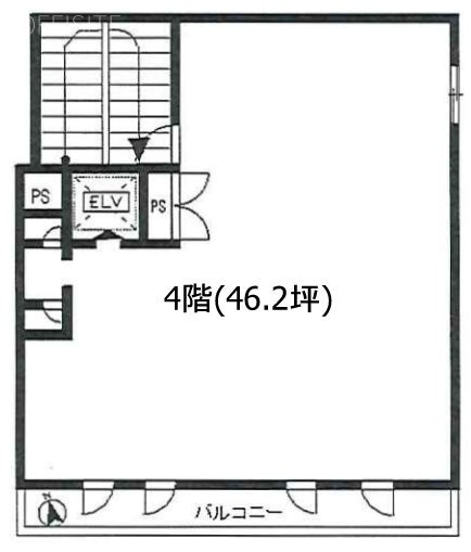 WARM LIGHT BLD.Ⅱ4F 間取り図