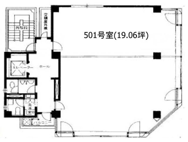 石川ビル501 間取り図