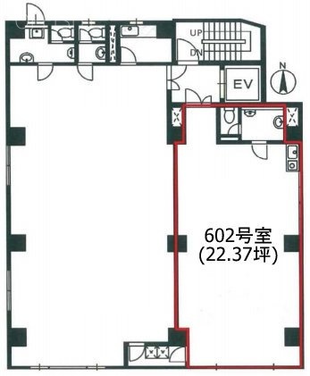 長谷川ビル602 間取り図