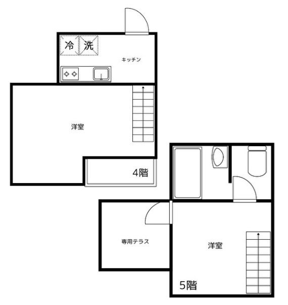 TWIZA代々木401 間取り図