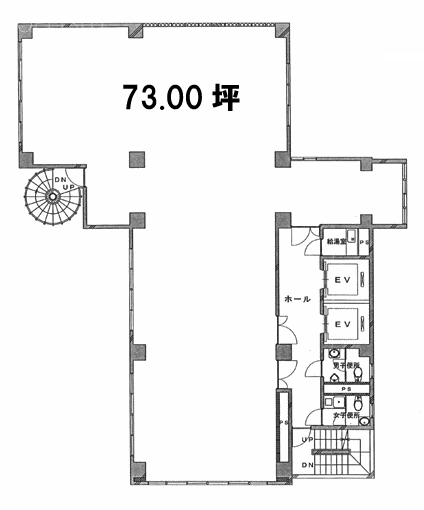 第三長岡ビル7F 間取り図