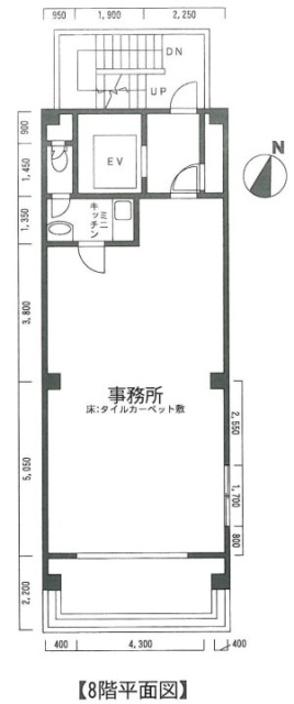 大竹ビル8F 間取り図