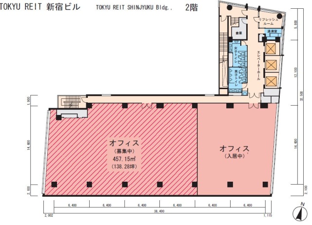 TOKYU REIT新宿ビル2F 間取り図