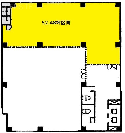 サンライズ新宿4F 間取り図