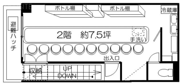 薗田ビル2F 間取り図