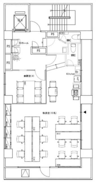 神保町フロント6F 間取り図