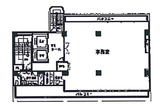 イトーピア岩本町一丁目ビル9F 間取り図