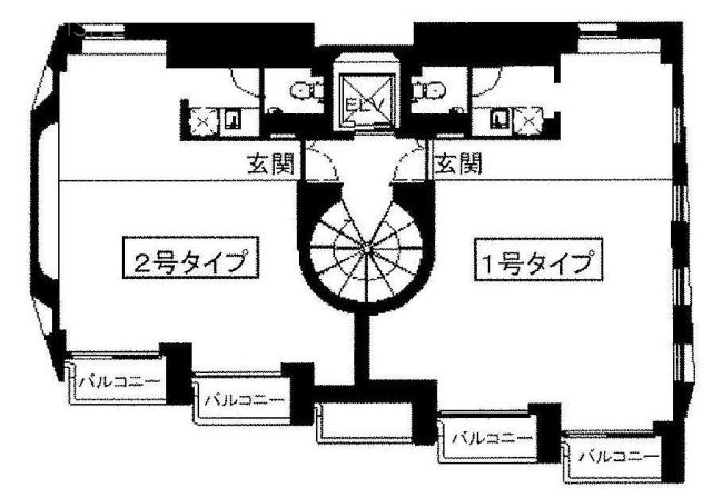 第2スカイビル902 間取り図