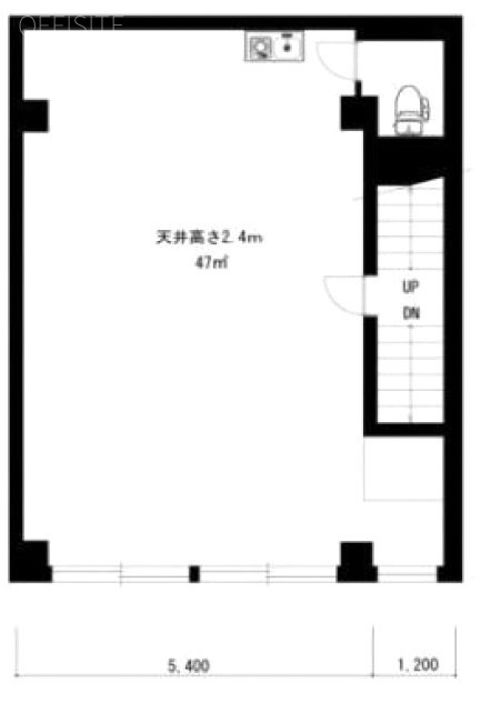 三ノ輪ビル2F 間取り図