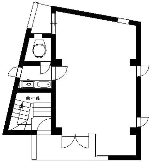 鈴木ビル1F 間取り図