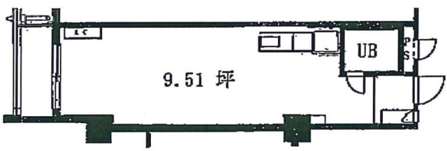 ライオンズマンション平河町205 間取り図