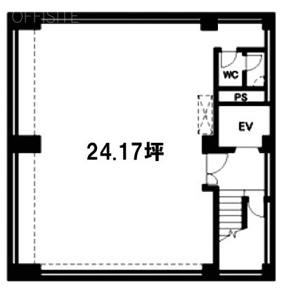 神田前原ビルB1F 間取り図