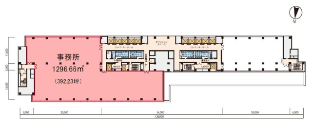 渋谷マークシティ東 間取り図